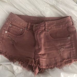 Pink/blush American Eagle shorts